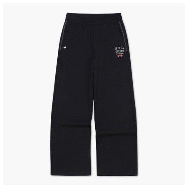 パンツ TQT QP322OFP71-BLK 女性 ダブルテンション ストレート パンツ / ブラック