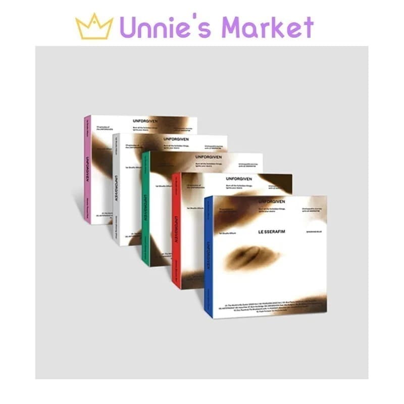 [SET] LE SSERAFIM - UNFORGIVEN Compact Ver. + Free Photocard 1EA(fan-made)