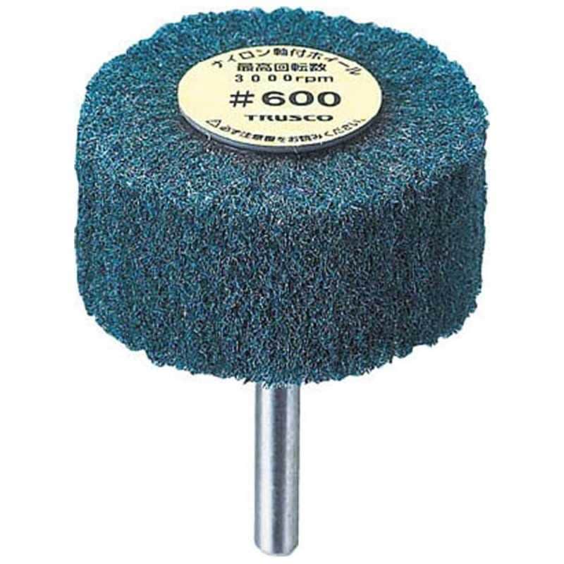 トラスコ中山　ナイロン軸付ホイール 外径60X厚25X軸6 5個入 600　UFN625