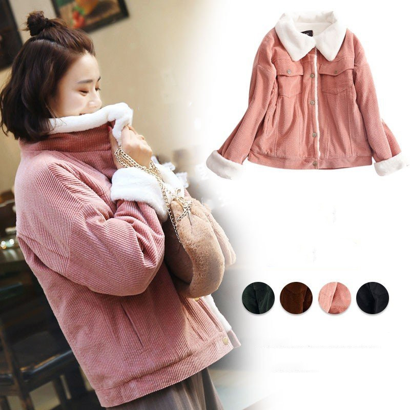 ムートンジャケット レディース コーデュロイ ボアジャケット コート アウター ボアコート ショート