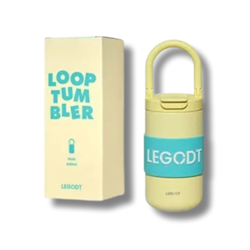 [レモンクリームカラー]ループ タンブラー マルチ 容量 選択 400ml / 600ml