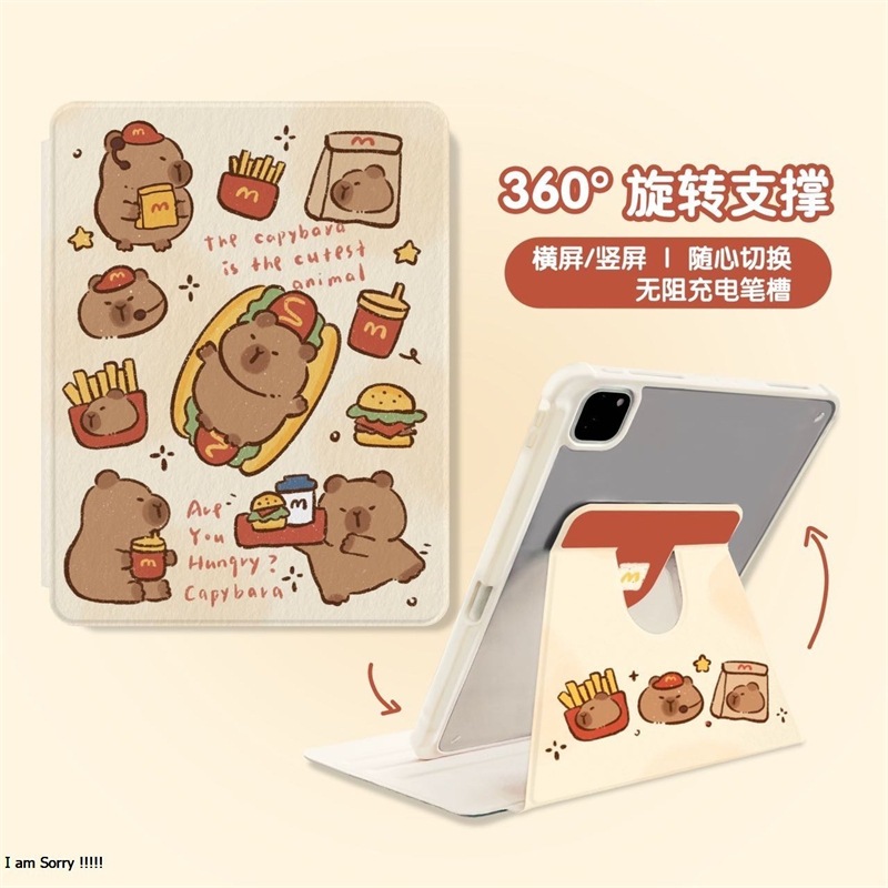 漫画 Maimen リトルドルフィン Ipad 保護カバー 10.5 インチ Air9.7 タブレットアクリル新年に適しています