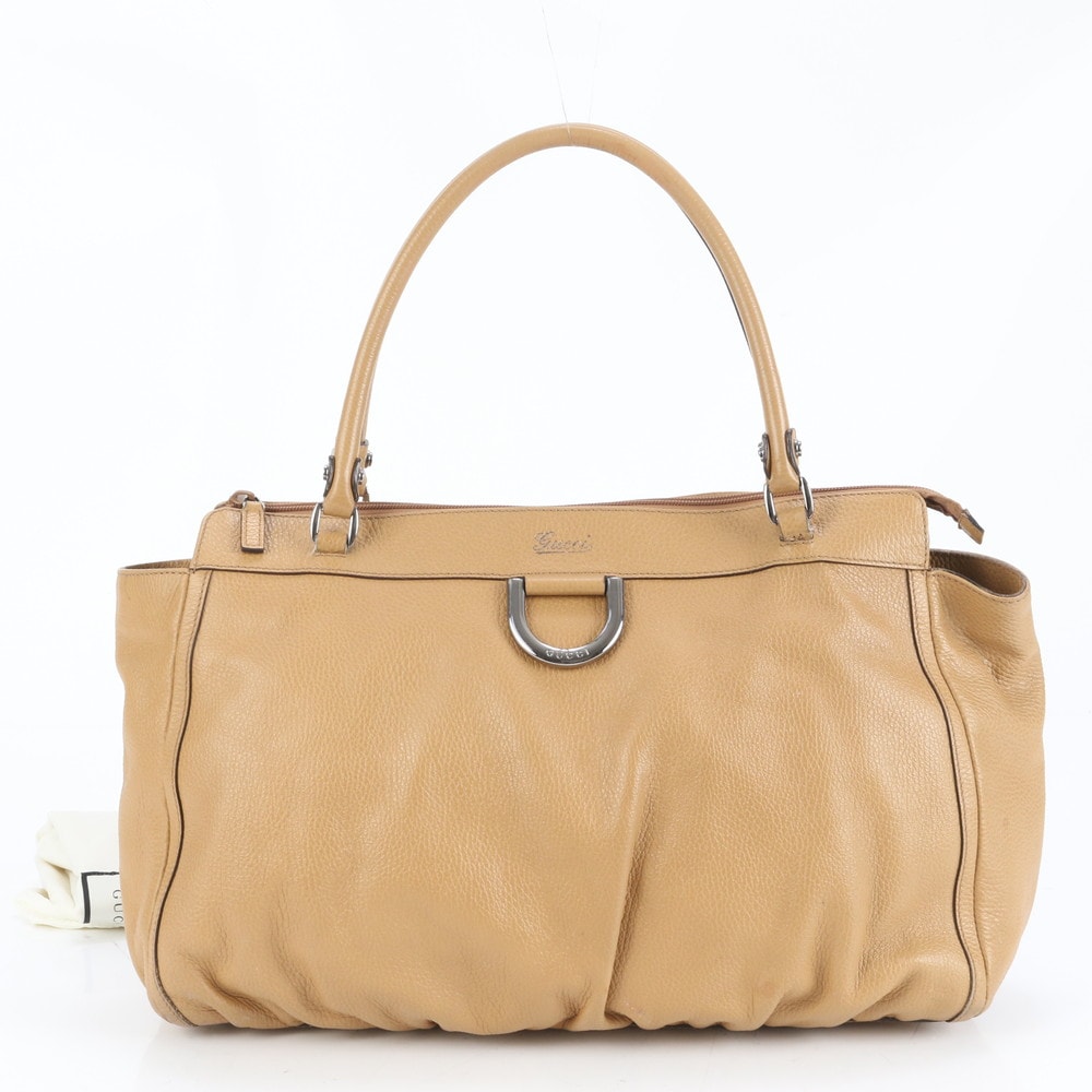 美品 アビー 341491 レザー トート バッグ 肩掛け ショルダー ハンド A4 レディース ECE DF32-8 中古