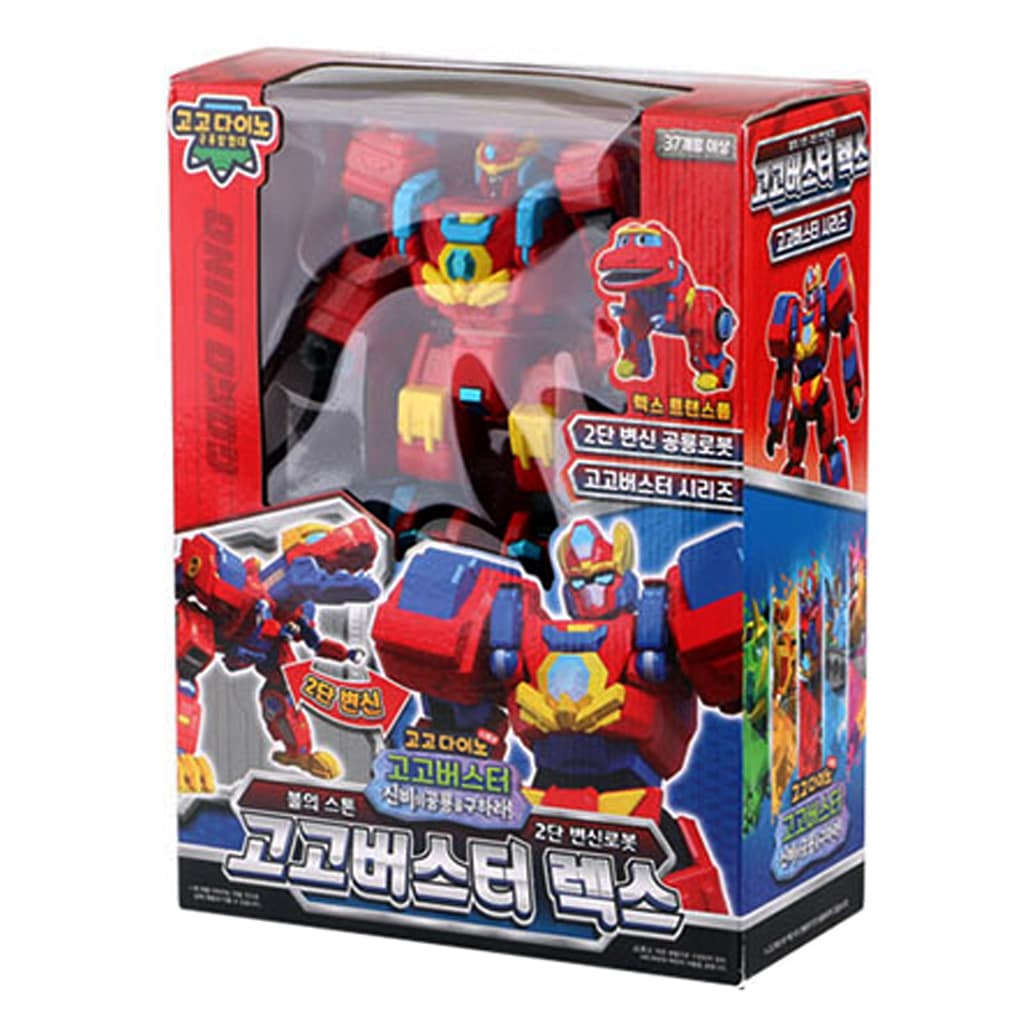 ゴーゴーダイノ ゴーゴーバスター レックス 変形恐竜ロボット おもちゃ 韓国アニメ 正規品 4歳以上