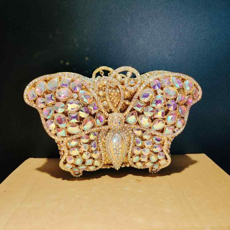 レディース 鞄 カバン バック ファッション オシャレ アイテム 小物 バタフライ ディナーバッグ パーティー クラッチバッグ 7,491円