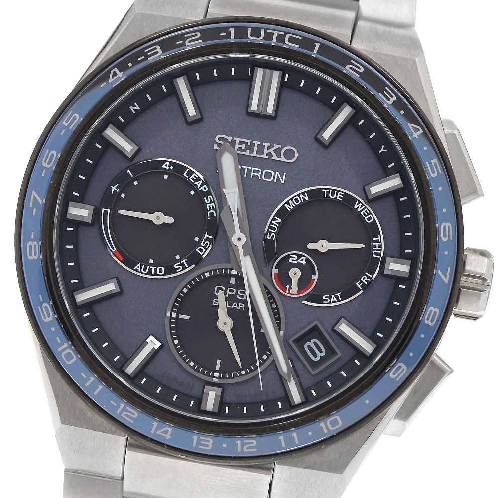 セイコー SEIKO SBXC109/5X53-0BR0 アストロン GPS デイデイト ソーラー電波 メンズ 美品 _936410【中古】