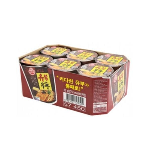(NEW) オットゥギ きつねうどん カップ 62g 6個 x3個