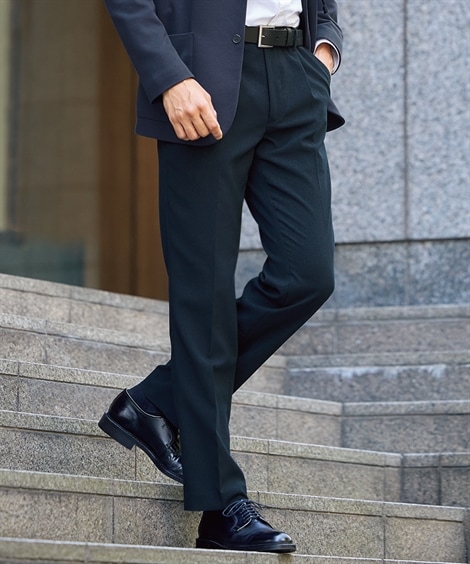 パンツ・スラックス 吸汗速乾ワンタックスラックス