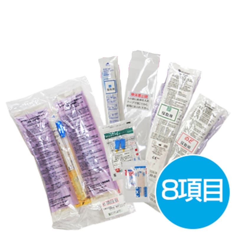 （性器クラミジア 性器淋菌 トリコモナ スカンジタ 咽頭クラミジア 咽頭淋菌 HIV 梅毒 B型肝炎 C型肝炎）【女性用】性病検査キット［8項目］