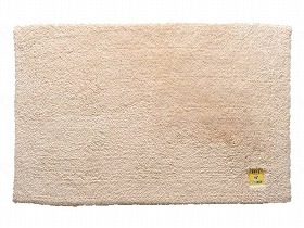 乾度良好Ag+バスマット ベージュ 600x900 66375