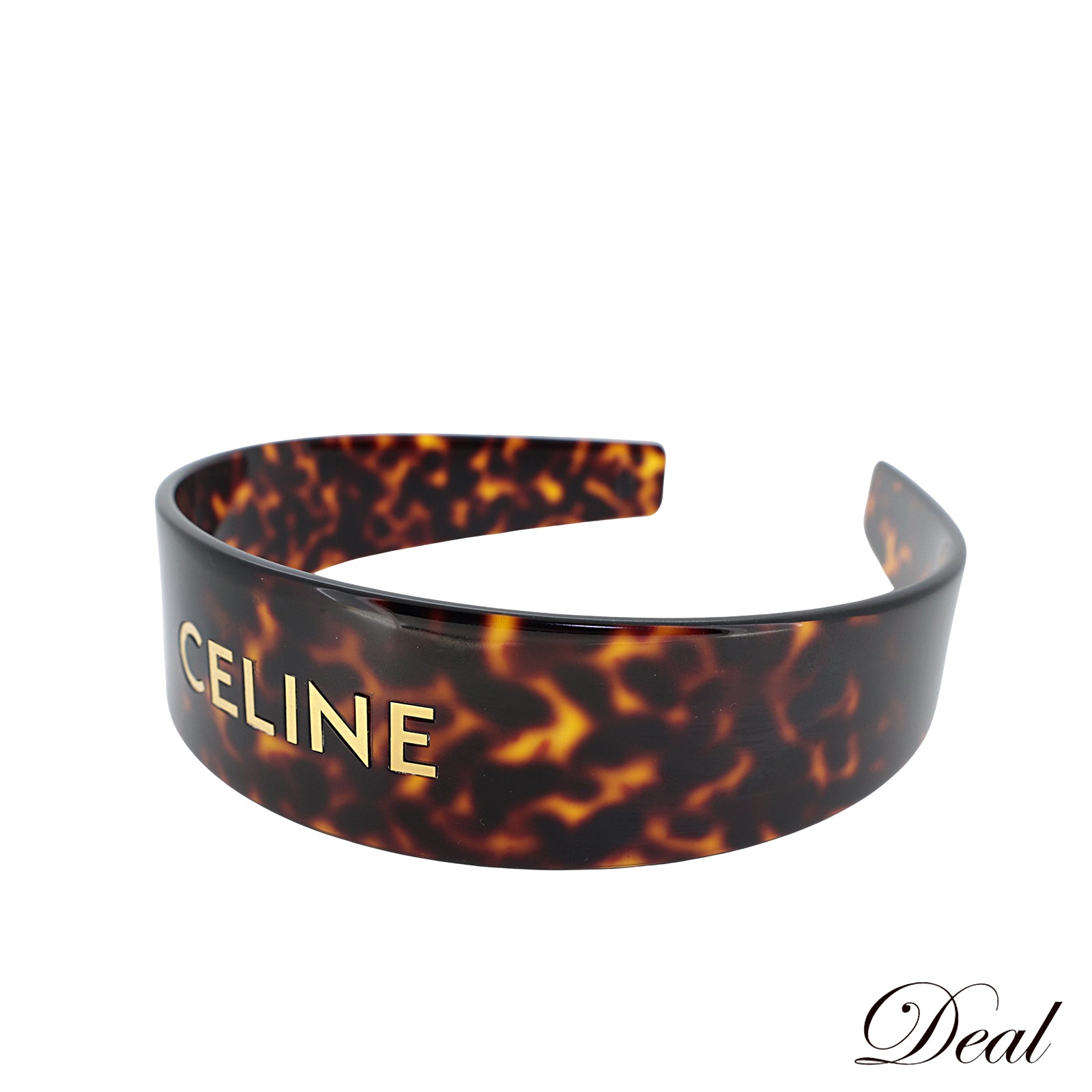 セリーヌ ロゴ ヘッドバンド 46Y376CEA.19AG ブラウン レディース カチューシャ