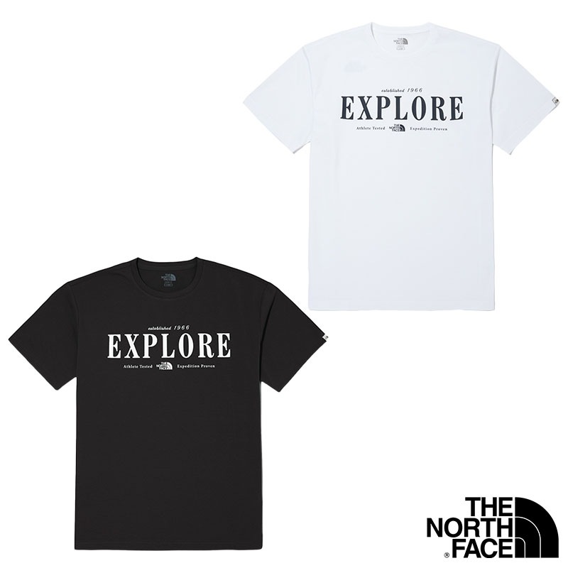 NT7UQ06 EXPLORE S/S R/TEE Tシャツ T-SHIRTS 半袖 丸襟 ラウンド Uネック レディース メンズ シンプル ホワイトレーベル WHITE LABEL ベーシック 韓国