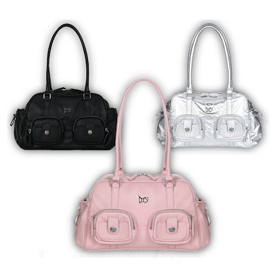 [L.E.E.Y] L LOGO POCKET SHOULDER BAG ★大人気★ L.E.E.Y] LOGO POCKET SHOULDER BAG ショルダーバッグ