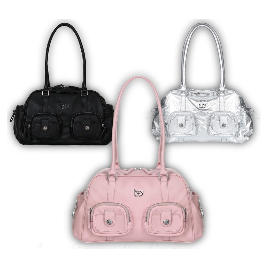 [L.E.E.Y] LOGO POCKET SHOULDER BAG