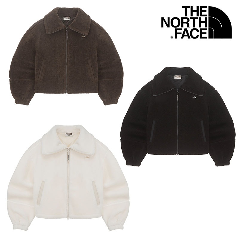 NJ4FQ80 WS PUFFY FLEECE JACKET 24SS フリース クロップ ジャンパー ジップアップ ジャケット 冬物 アウター 男女共用
