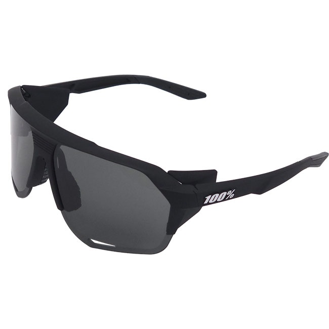 100%(ワンハンドレッド) スポーツサングラス NORVIK ノルヴィック グレーピークポーラーレンズ クリアレンズ付 60031-00002マットブラック