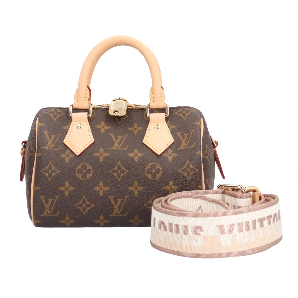 ルイヴィトン スピーディバンドリエール20 モノグラム ショルダーバッグ モノグラムキャンバス M46222 ブラウン LOUIS VUITTON 中古 美品