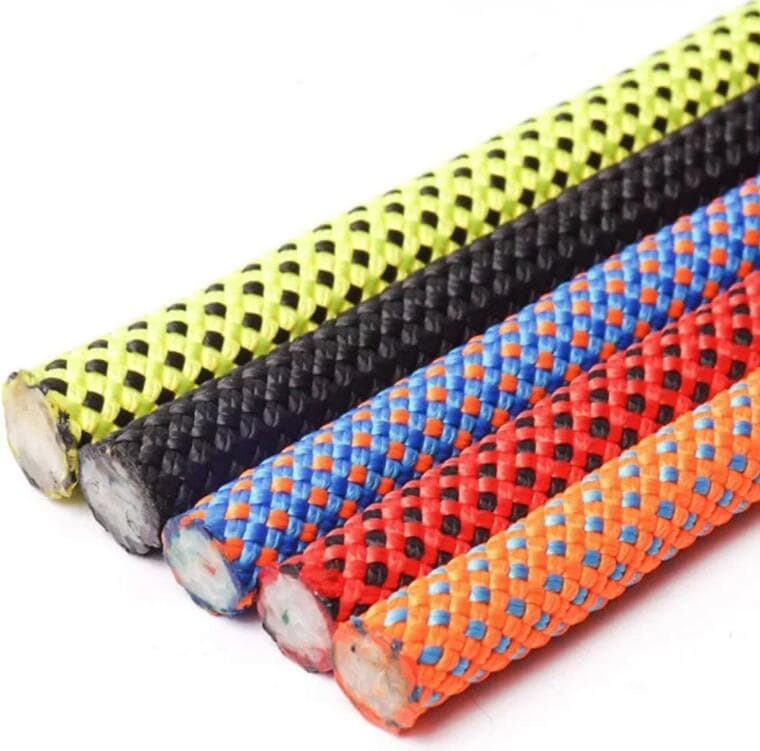 6月の特典10.5mm 60M クライミングロープ ザイル スタティックロープ ガイロープ 耐荷重2500kg 登山 アウトドア キャンプ 防災 安全 カラビナ付き 60メートル 5色選べる