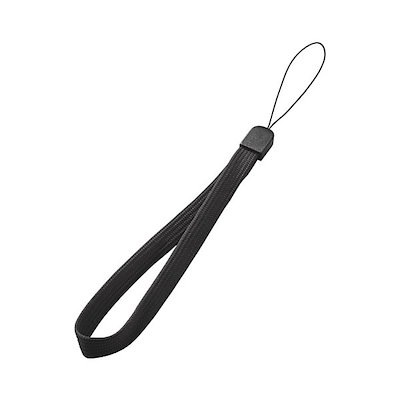 他サイト： スマートフォン用ストラップﾊﾝﾄﾞストラップブラック P-STH01BKの商品画像