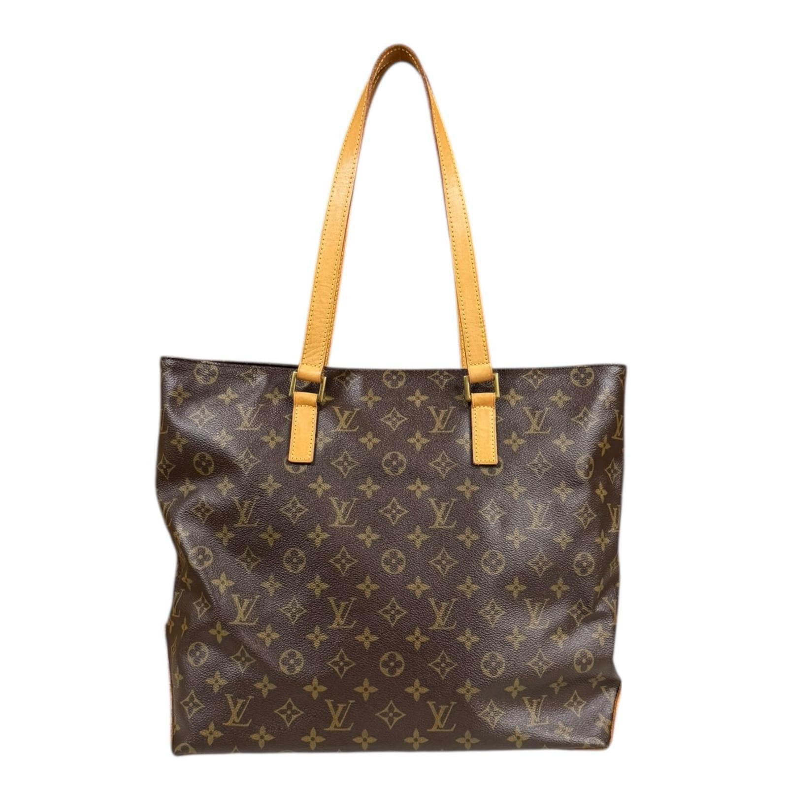 ルイヴィトン カバメゾ モノグラム トートバッグ モノグラムキャンバス M51151 ブラウン LOUIS VUITTON 中古