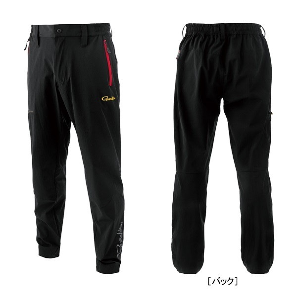 がまかつ ウェア ライトストレッチフィッシングパンツ GM3777 ブラック/レッド M