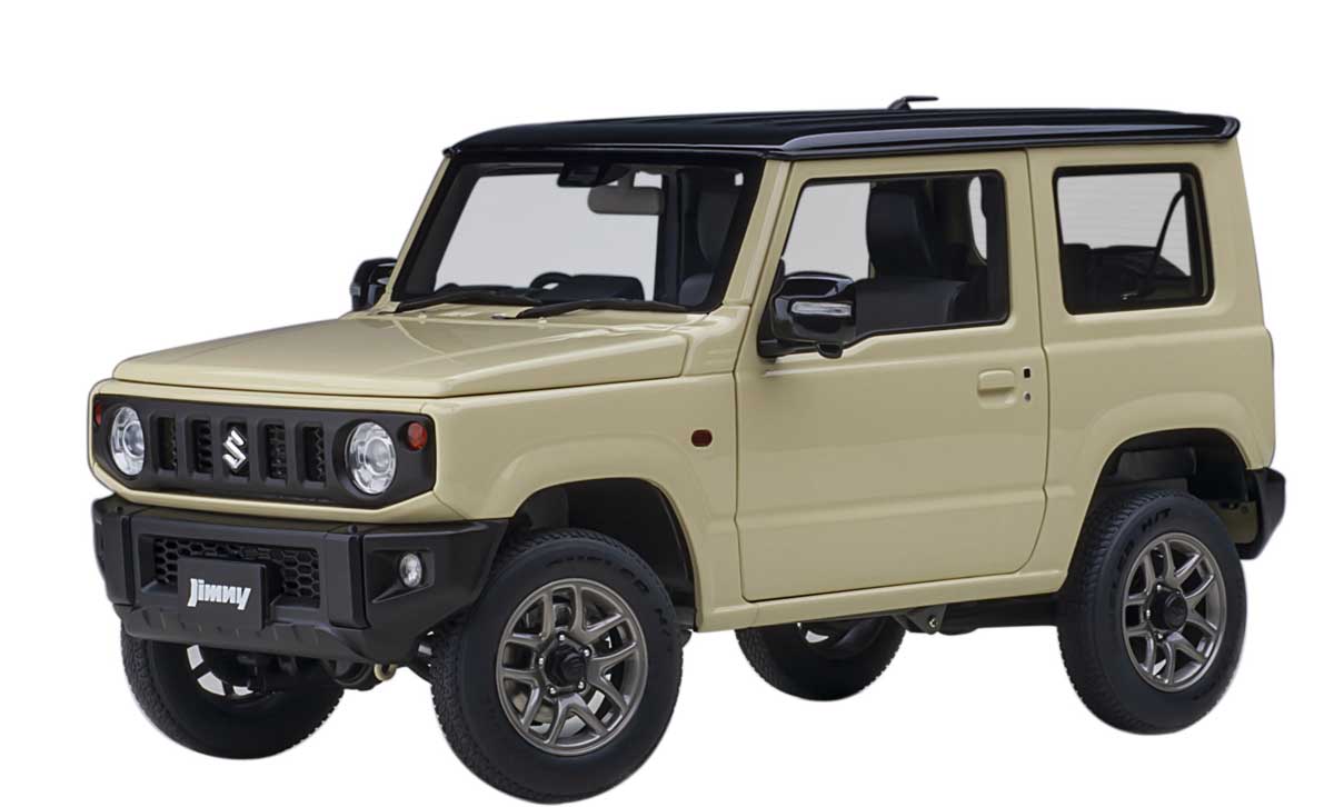 オートアート 1/18 スズキ ジムニー（JB64）（アイボリー・メタリック/ブラック・ルーフ）【78500】 ミニカー AUTO 78500 スズキジムニー アイボリー ブラック