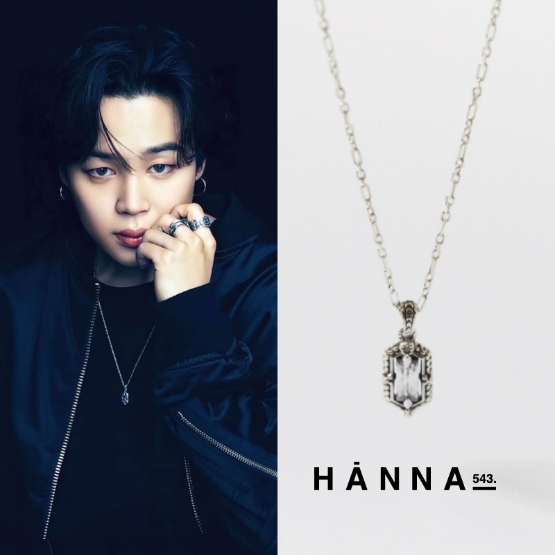 【HANNA543】 N349 BTS JIMIN着用 ネックレス 韓国の人気