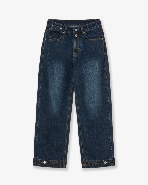 【AEAE】 CURVE DENIM PANTS [DARK BLUE] 正規品