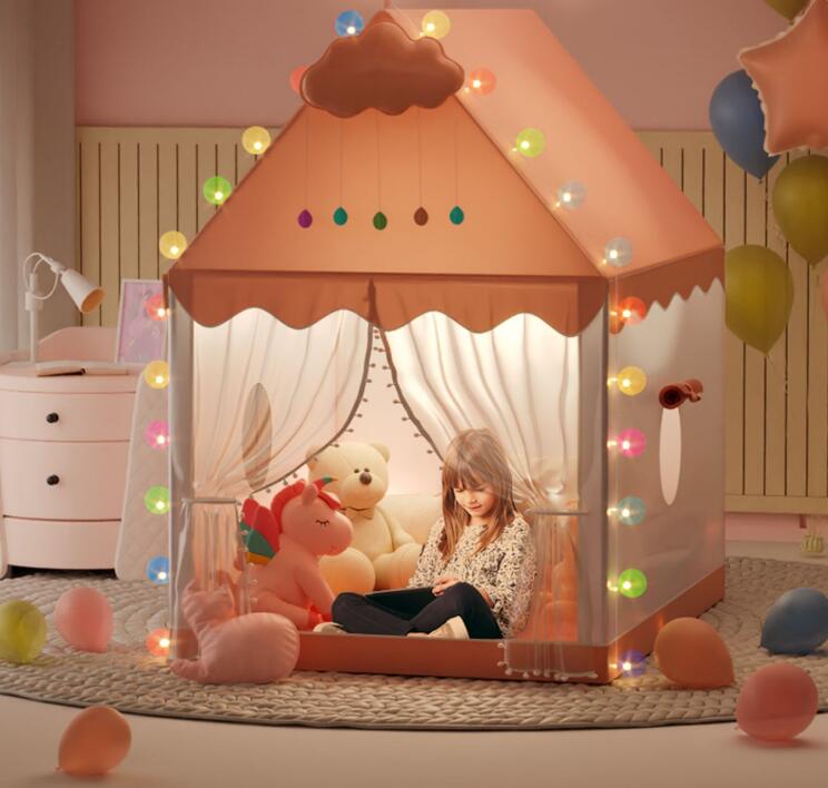 プレイハウス ベビーテント 赤ちゃん キッズテント お姫様 睡眠テント PVC 子供テント お城 テントハウス プリンセスの城型 可愛い プレイテント 室内 おままごと 男の子 女の子 ゲームハウ プレイハウス ベビーテント 赤ちゃん キッズテント お姫様 睡眠テント