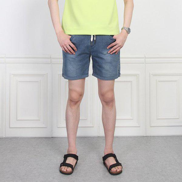男性バンドMH601デニムショートパンツ