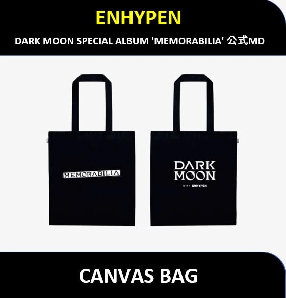 【公式MD】ENHYPEN - (CANVAS BAG) DARK MOON SPECIAL ALBUM [MEMORABILIA] 公式MD