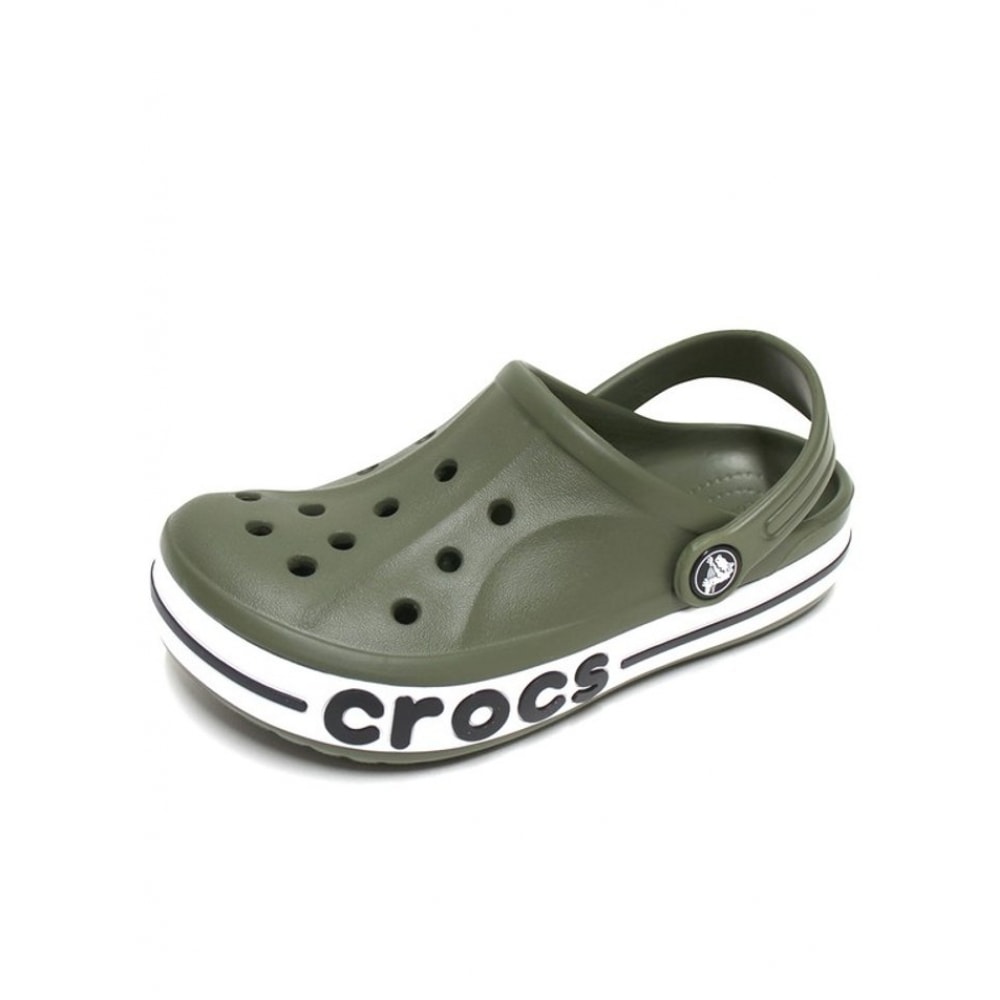 クロックスシューズクロックスキッズバヤバンドクロッグジュニアキッズスリッパサンダルアミグリーン 207019-309