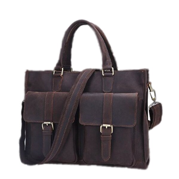 ビジネスバッグ 男女兼用 ハンドバッグ 斜め掛け ブリーフケース 鞄 牛革 軽量 2way