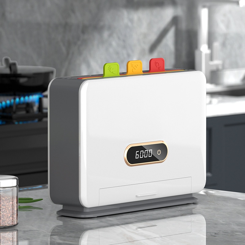 フィリップス 包丁まな板ラック Uv消毒 殺菌 乾燥 一体型包丁ホルダー まな板収納ラック