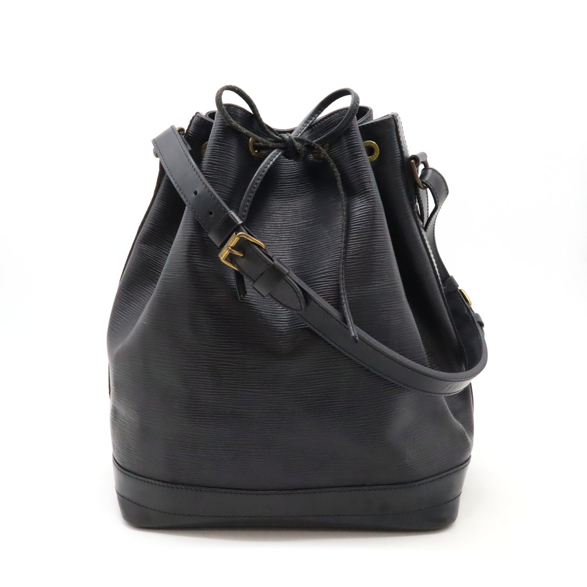 エピ ノエ ショルダーバッグ ワンショルダー セミショルダー 巾着 ノワール 黒 ブラック ゴールド金具 M5900