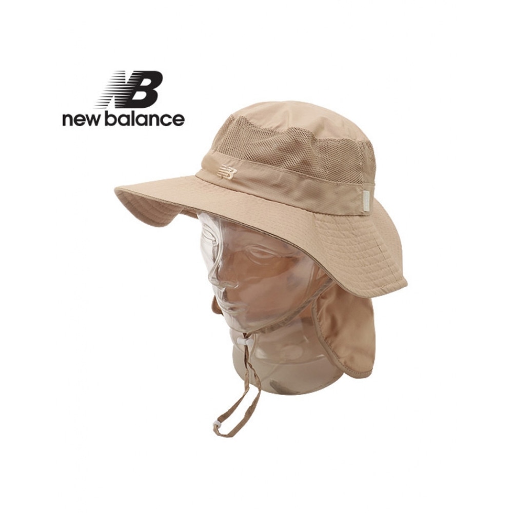 ニューバランスキッズ軽量フラップバケットハット (NK8BCS412U-35) _ベージュ 6,955円