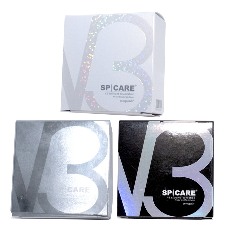 【種類選べる】 V3ファンデーション 本体 専用パフ付き 美肌 透明感 ツヤ 韓国製