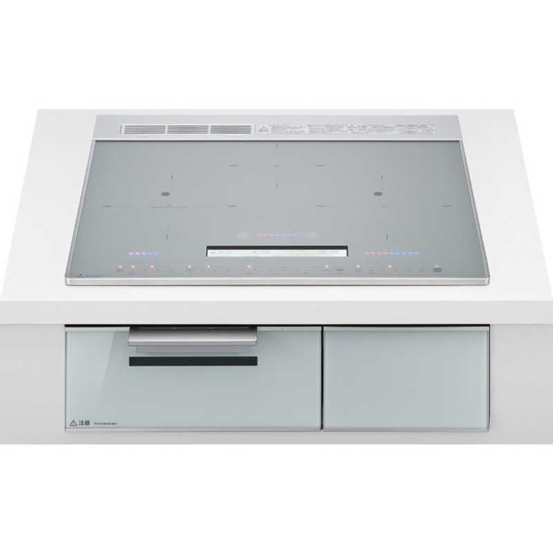 三菱　MITSUBISHI　ビルトインIHクッキングヒーター CROSS+TOPシリーズ [60cm幅 3口IH] マットシルバー　CS-R20A6-S