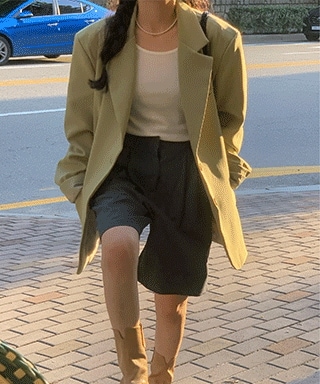 [モデルおすすめ/2color] メロン オーバーフィット ジャケット