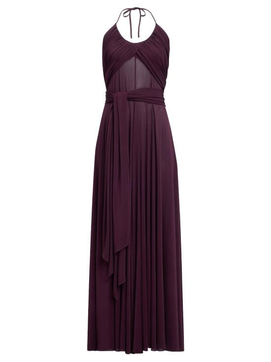 ALAIA Women Mid Skirts AA9R2707J050B 332 Bordeaux