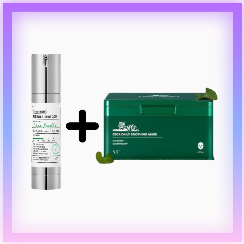 リドルショット 300 エッセンス 50ml+シカ デイリー スージング マスク