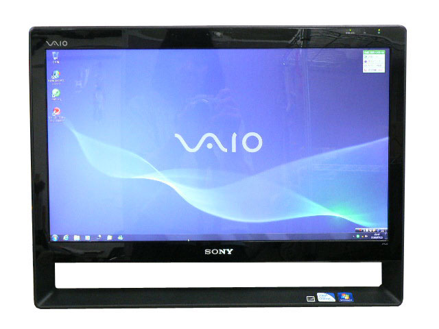 SONY デスクトップパソコン 中古パソコン VPCJ216FJ ブラック デスクトップ 一体型 本体 Windows7 Celeron DVD 地デジ 4GB/500GB 送料無料 中古