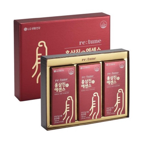 LGリチューン 紅参ジン エッセンス スティック (10ml 30包) 健康機能食品 手軽な栄養剤 プレゼント