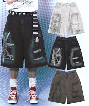 MAINBOOTH Stray Kids スンミン着用　ハーフパンツ　鉄腕アトム Qoo10 MAIN BOOTH Stray Kids スンミン レタリン