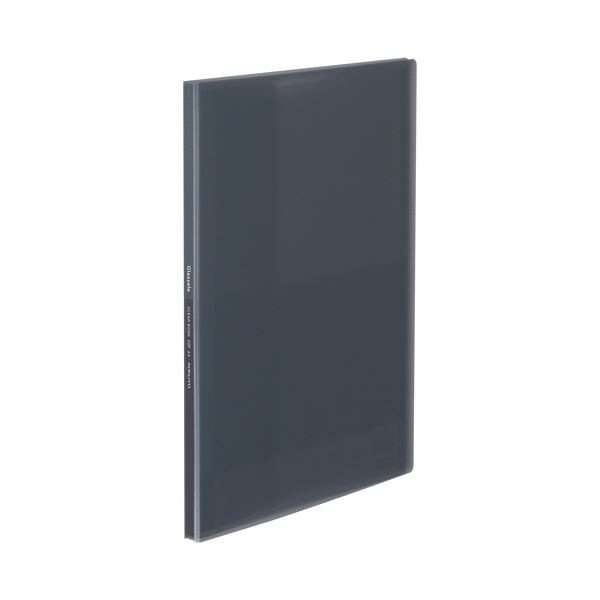 （まとめ）コクヨ クリヤーブック（Glassele） 固定式 A4タテ 20ポケット ブラック ラ-GL20D 1冊 (×20セット)