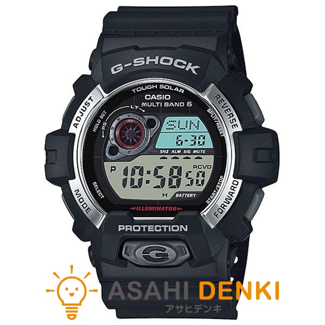 腕時計・時計 カシオ GW-8900-1JF ジーショック ブラック フルオートLEDライト スタンダードモデル