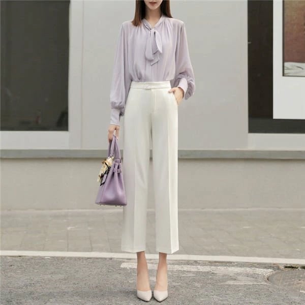 ガウチョパンツ レディース 九分丈パンツ スラックス スツパンツ 通勤用パンツ スリム 細身 美脚 美シルエット きれいめ 春夏 バレンタイン 2023 プレゼント