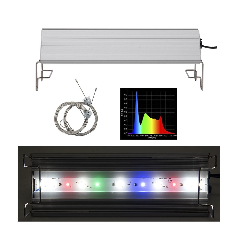 アクロ　ＴＲＩＡＮＧＬＥ　ＬＥＤ　ＧＲＯＷ　３００　１０００ｌｍ　３０ｃｍ水槽　照明　水草育成　熱帯魚　アクアリウム　ライト　ＣＲＣ10―15―10―20―40