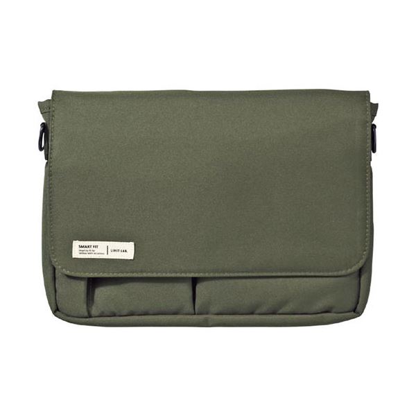 (まとめ) リヒトラブ SMART FITキャリングポーチ A5 オリーブ A-7575-22 1個 (×10セット)