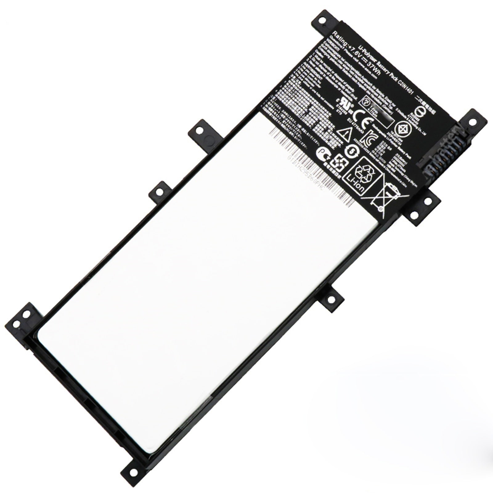 C21N1401 電池・Asusノートパソコン互換 37Wh/4775mAh F455L X455LA X455LD X455LF Y483L R455LD W419L VM410L A455LD C